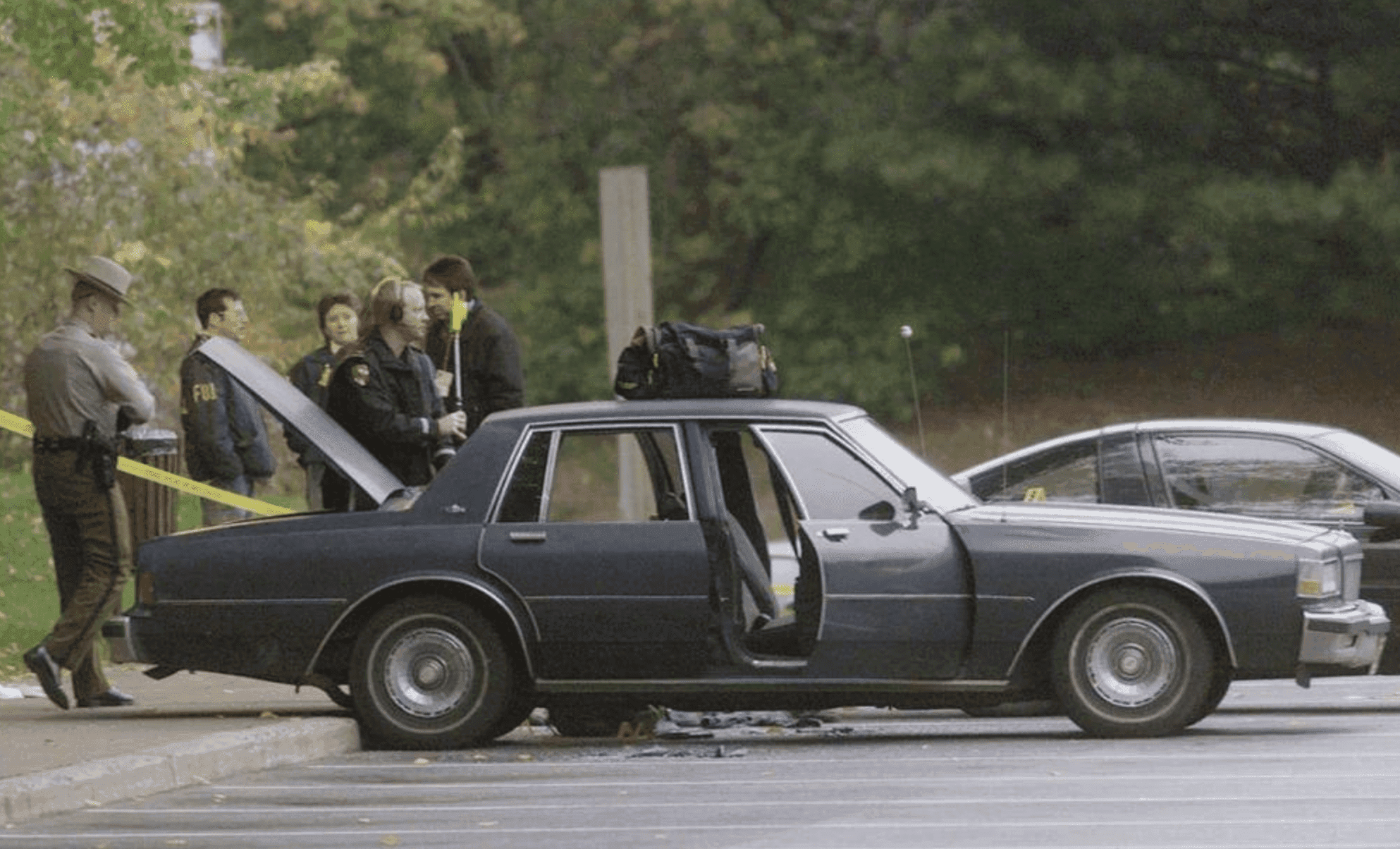 Vehículo Chevrolet Caprice usado por John Allen Muhammad en los ataques del francotirador de Washington en 2002