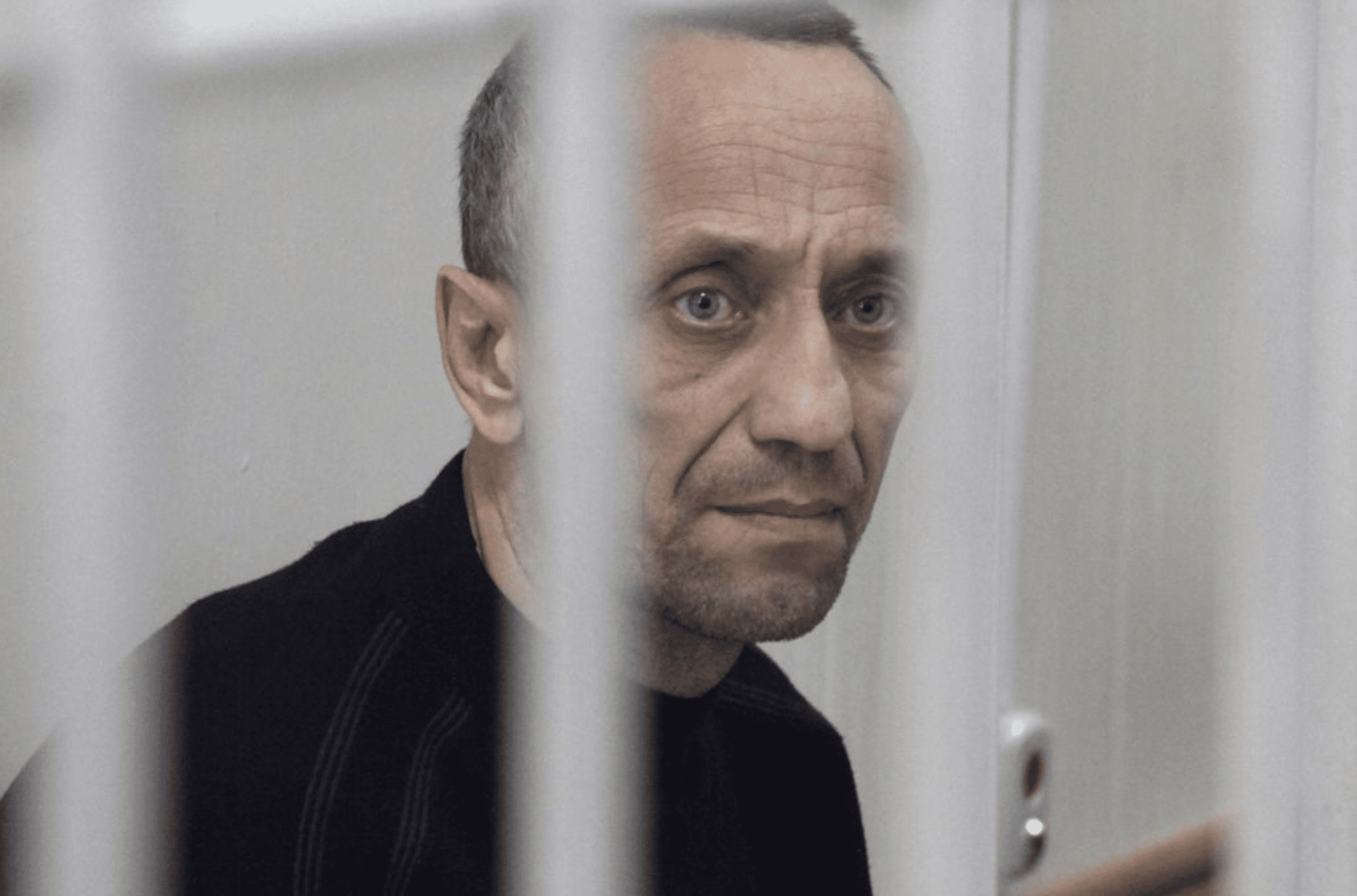 Mijaíl Popkov en prisión, conocido como 'El Hombre Lobo', asesino en serie ruso
